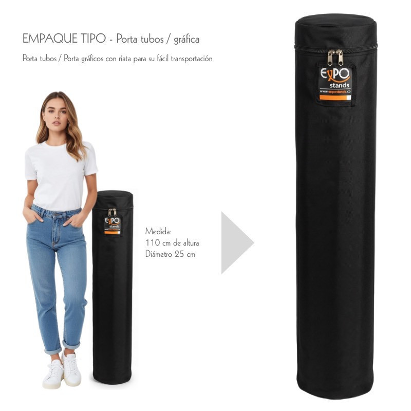 Valla portátil 2 x 1 mts