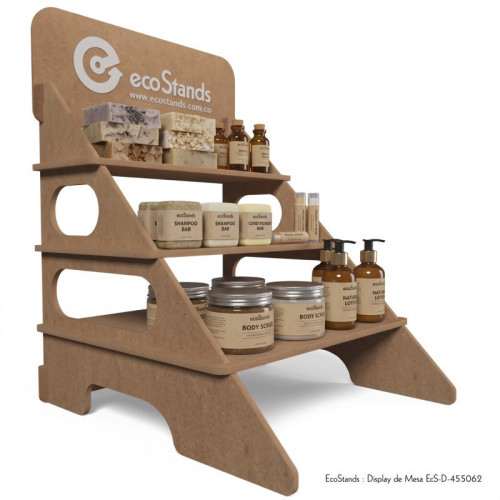 Table display exhibitor and product holder
