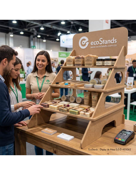 Table display exhibitor and product holder