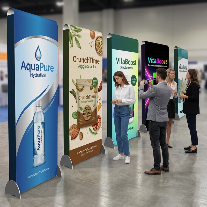 Expo Stands - Double Backing 240 x 100 cm