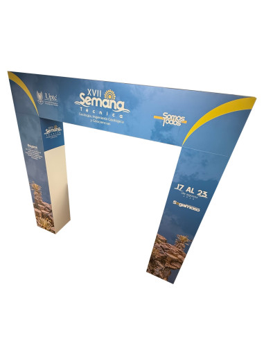Arco publicitario portátil 250x 240 cm