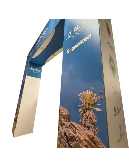 Arco publicitario portátil 250x 240 cm