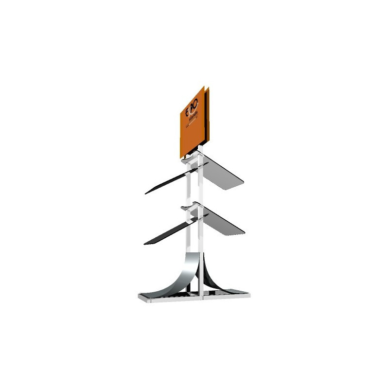 ExpoStands - Porta Brochure con cenefa.