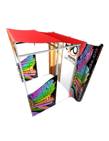 Caseta o Kiosco portátil de 200 x 180 cm