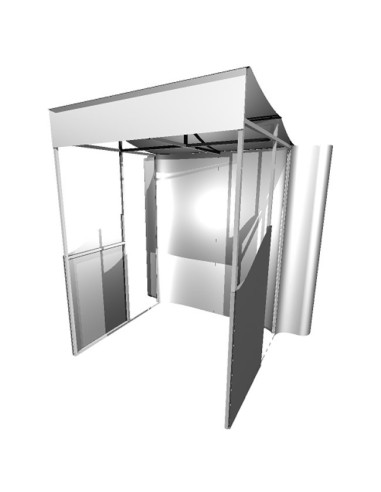 Caseta o Kiosco portátil de 200 x 180 cm