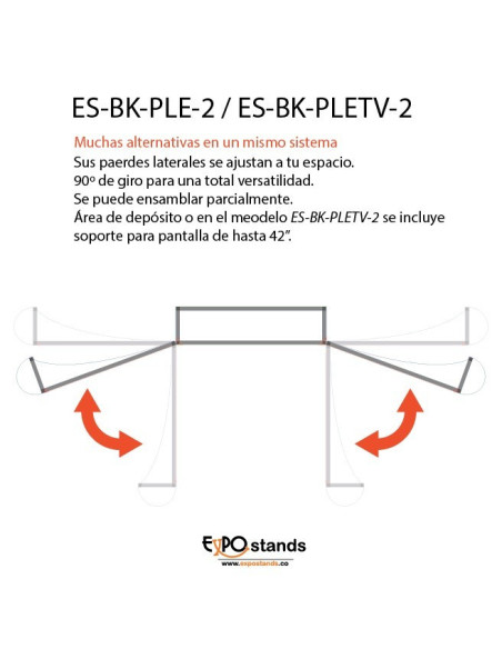 Backing / ExpoMuro 2x3 Escualizable.