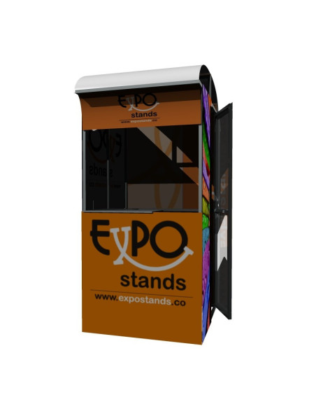 Caseta o Kiosco portátil de 1 x 1 mts
