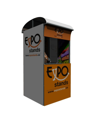 Caseta o Kiosco portátil de 1 x 1 mts