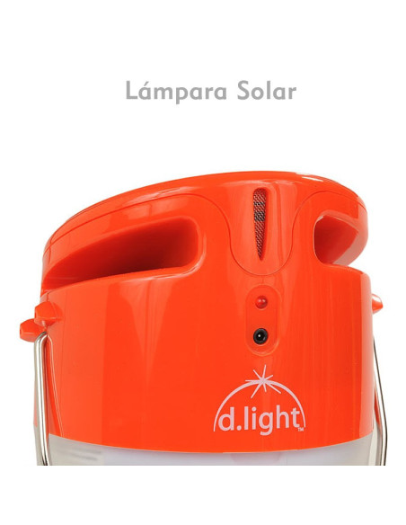 Lámpara linterna LED de recarga solar d´light