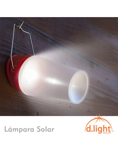 Lámpara linterna LED de recarga solar d´light