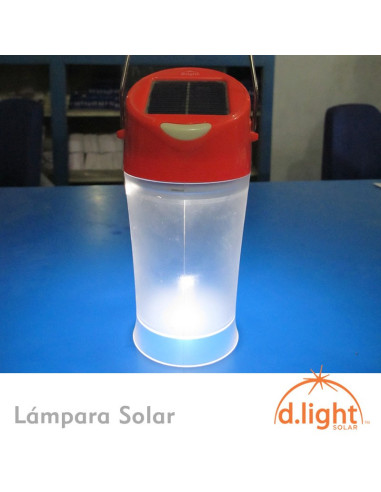 Lámpara linterna LED de recarga solar d´light