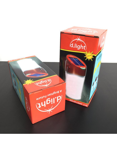 Lámpara linterna LED de recarga solar d´light