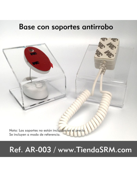 Base exhibidor para teléfonos móviles, celulares y tabletas