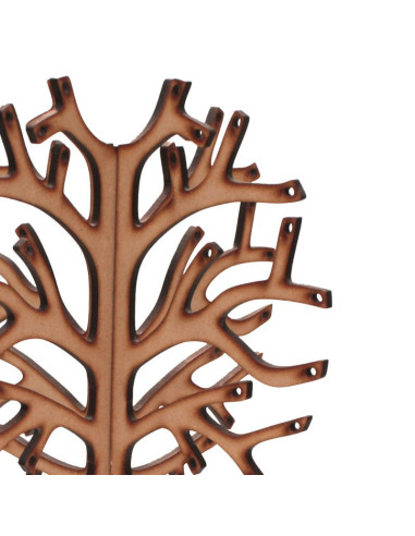 Organizador y exhibidor para aretes y aros en Árbol