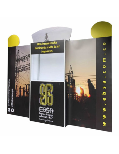 Backing / Porta TV de 3,00 x 2,40 mts