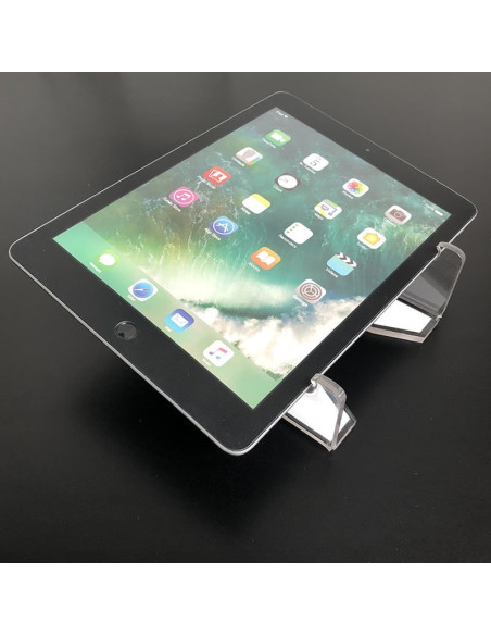 Base exhibidor y soporte para tabletas.