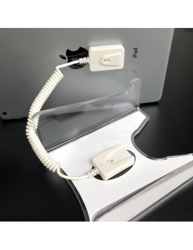 Base exhibidor y soporte para tabletas.