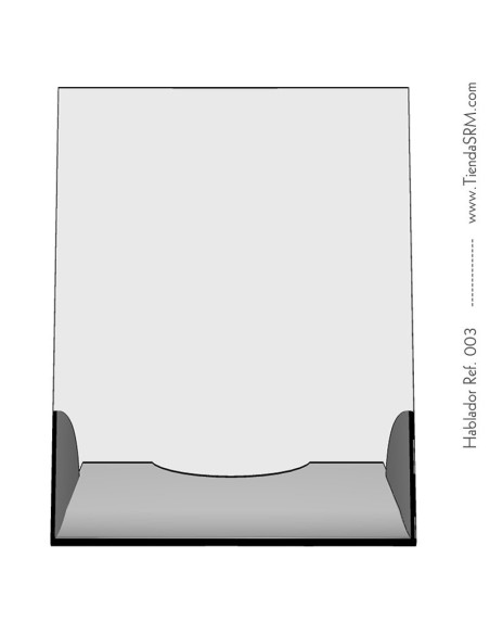 Hablador de mesa tamaño carta Ref. 003
