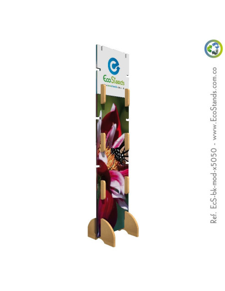 Backing publicitario de cartón modular Eco Stand
