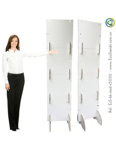 Backing publicitario de cartón modular Eco Stand