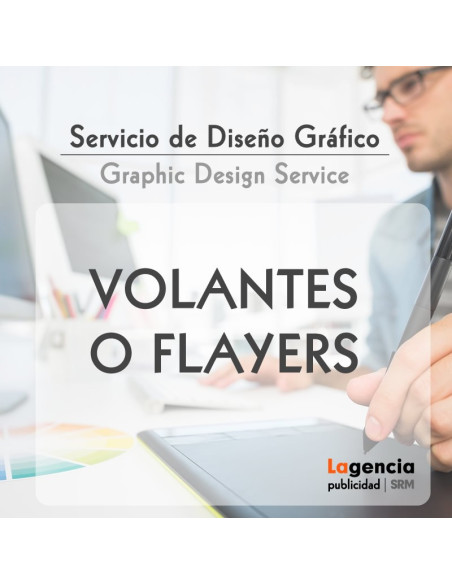 Diseño de volantes o flayers publicitarios hasta 1/2 carta