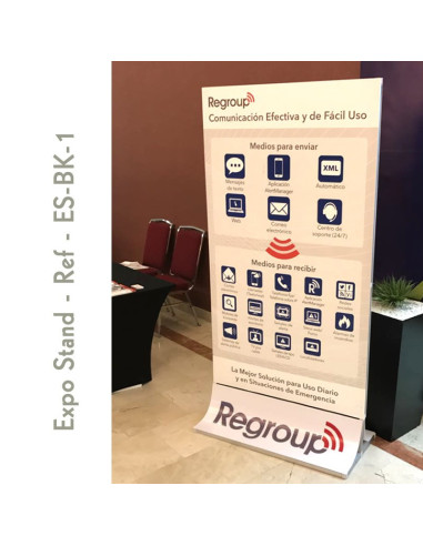 ExpoStands - Backing Sencillo 2 x 1