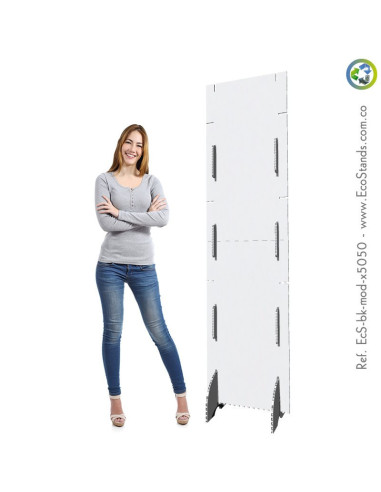 Backing publicitario de cartón modular Eco Stand