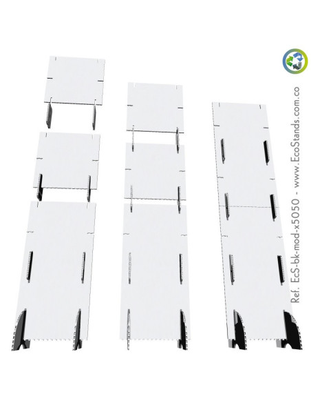 Backing publicitario de cartón modular Eco Stand
