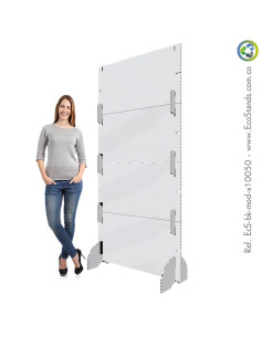 Backing publicitario de cartón modular Eco Stand