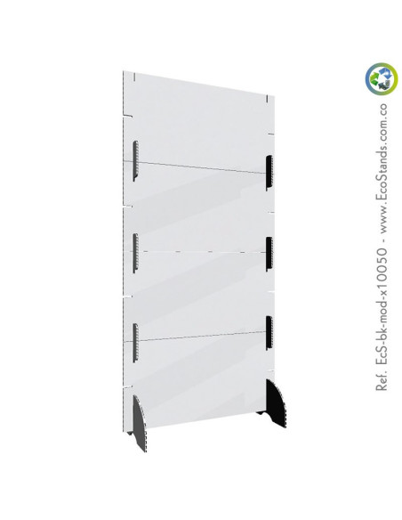 Backing publicitario de cartón modular Eco Stand
