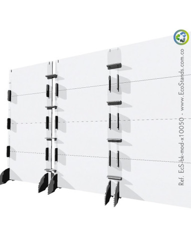 Backing publicitario de cartón modular Eco Stand
