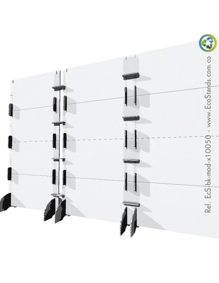Backing publicitario de cartón modular Eco Stand