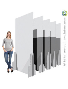 Backing publicitario de cartón Eco Stand 120x240 cm