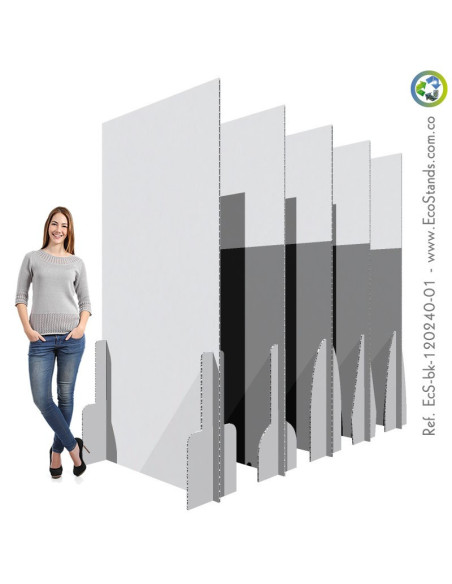 Backing publicitario de cartón Eco Stand 120x240 cm