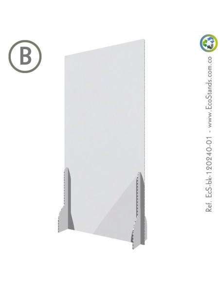 Backing publicitario de cartón Eco Stand 120x240 cm