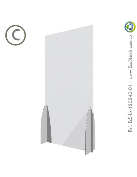 Backing publicitario de cartón Eco Stand 120x240 cm