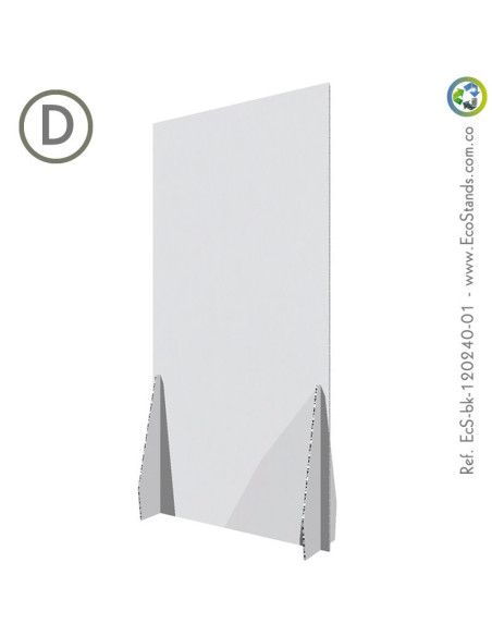 Backing publicitario de cartón Eco Stand 120x240 cm
