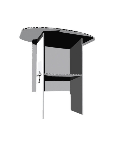 Mesa y counter de cartón Eco Stand 75x45
