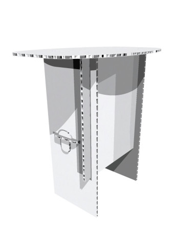 Mesa y counter de cartón Eco Stand 75x45