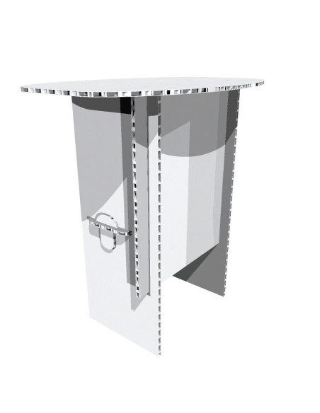 Mesa y counter de cartón Eco Stand 75x45