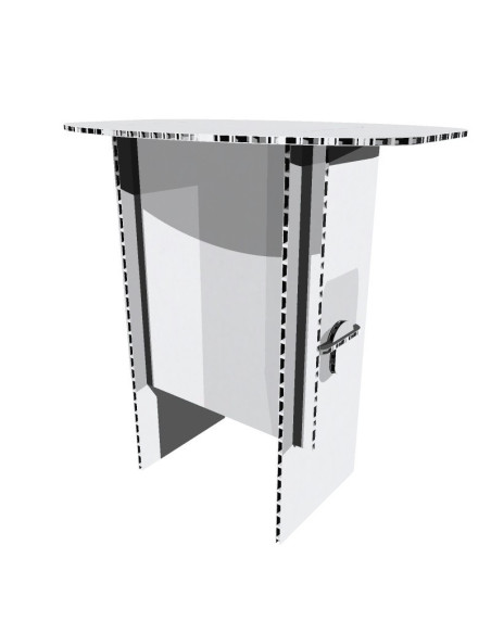 Mesa y counter de cartón Eco Stand 75x45