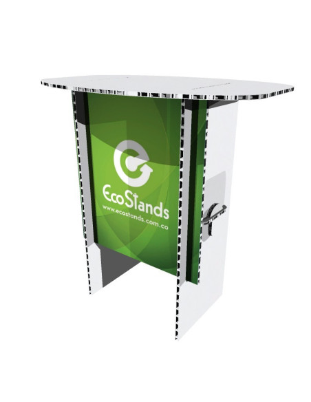 Mesa y counter de cartón Eco Stand 75x45