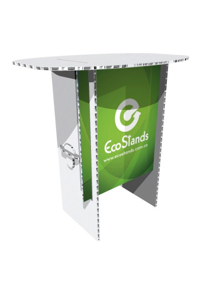 Mesa y counter de cartón Eco Stand 75x45