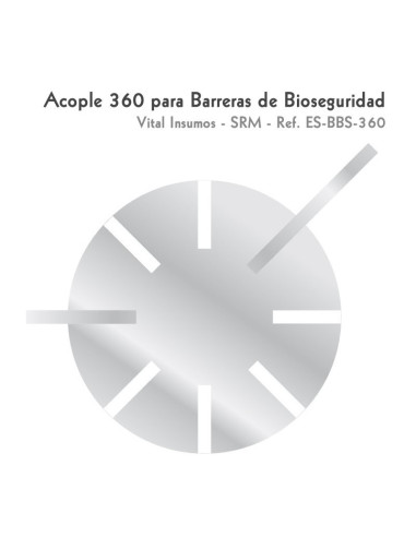 Acople 360 para Barreras de bioseguridad