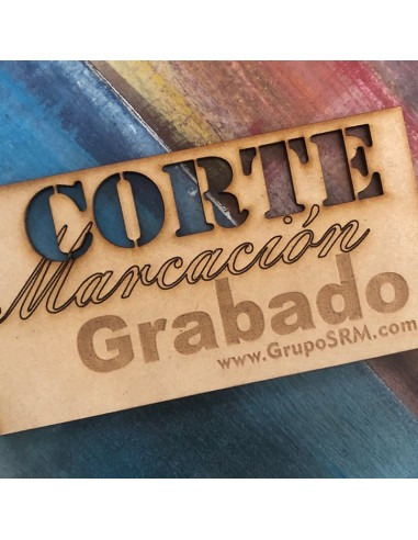 Corte y grabado CNC con láser