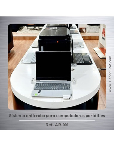 Sistema antirrobo para computadoras portátiles.
