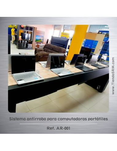 Sistema antirrobo para computadoras portátiles.