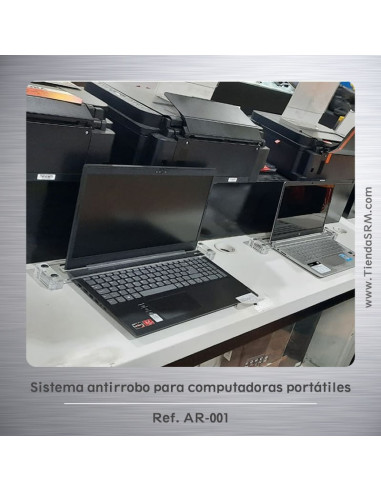 Sistema antirrobo para computadoras portátiles.