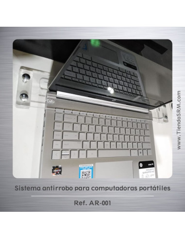 Sistema antirrobo para computadoras portátiles.