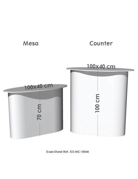 ExpoStands - Mesa o Counter de 100x40 cm
